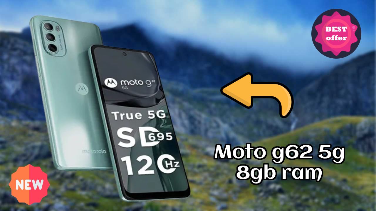 Moto G62 5G 8GB RAM Display Analysis: 6.5 Inches (16.51 Cm) Screen