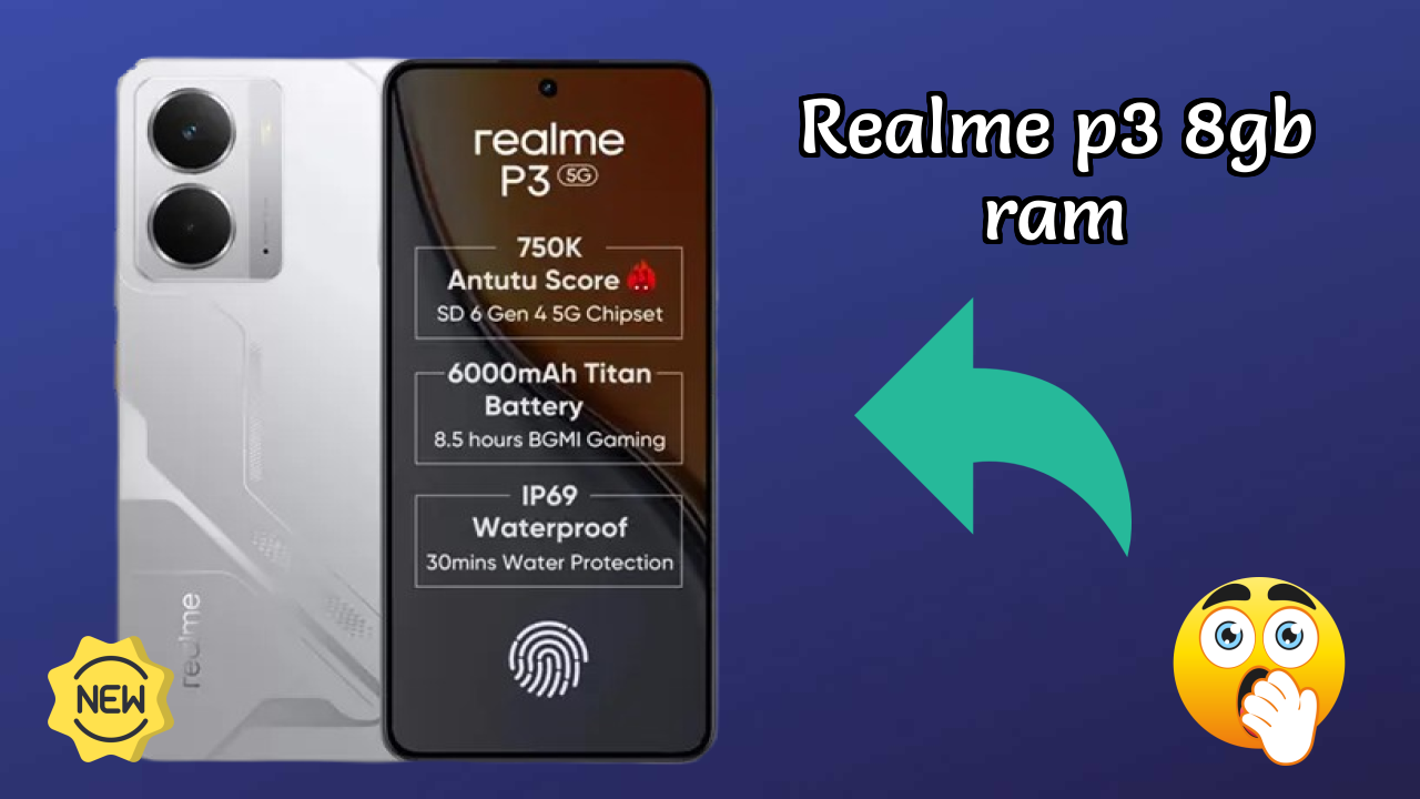 Realme P3 8GB RAM Camera Quality: 50 MP + 2 MP Rear Camera Low Light
