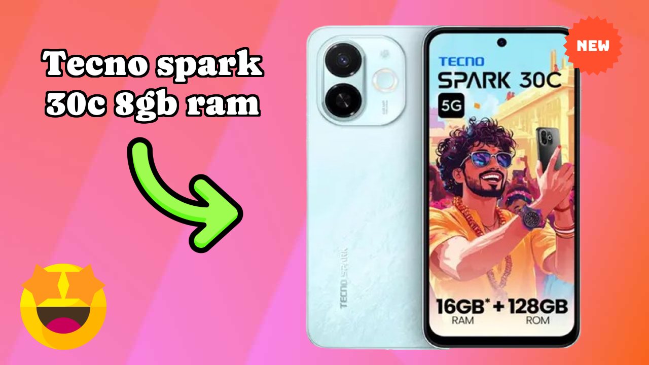 Tecno Spark 30C 8GB RAM Display Analysis: 6.67 Inches (16.94 Cm) Quality