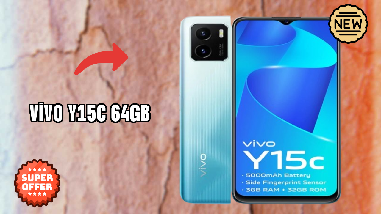 Vivo Y15c 64GB Display Technology: 6.51 Inches (16.54 Cm) Screen