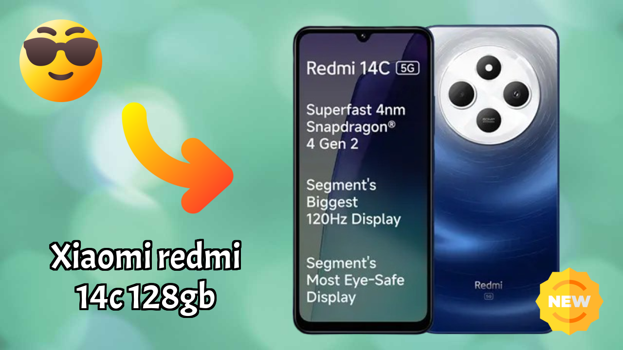 Xiaomi Redmi 14C 128GB Battery Life: 5160 MAh Charging Speed
